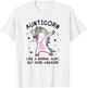 Aunt Unicorn Shirts, Aunticorn Awesome Unicorn Aunt T-Shirt - T-Shirt | White