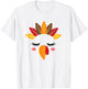 I'm Just Here To Stuff The Turkey Thanksgiving Couple T-Shirt - T-Shirt | White