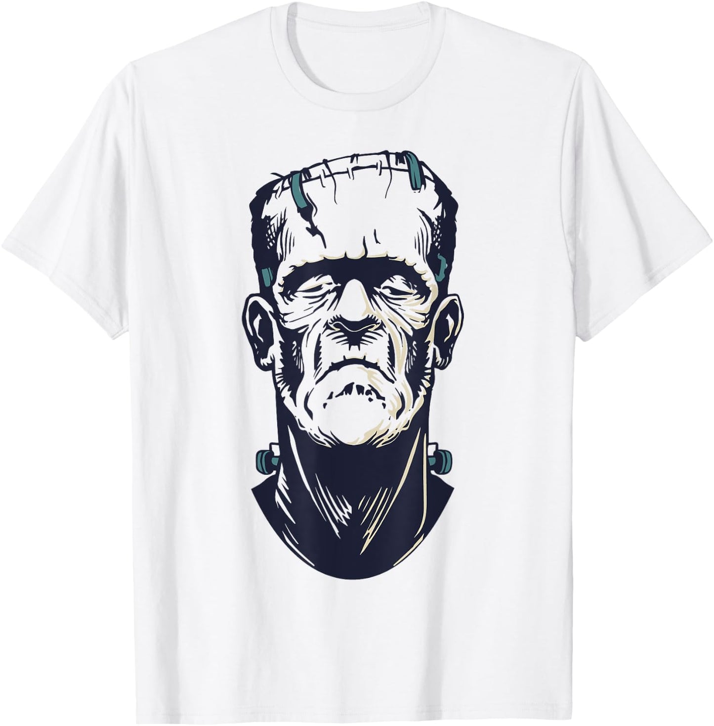 Frankenstein Monster Halloween Costume T-Shirt - T-Shirt | White
