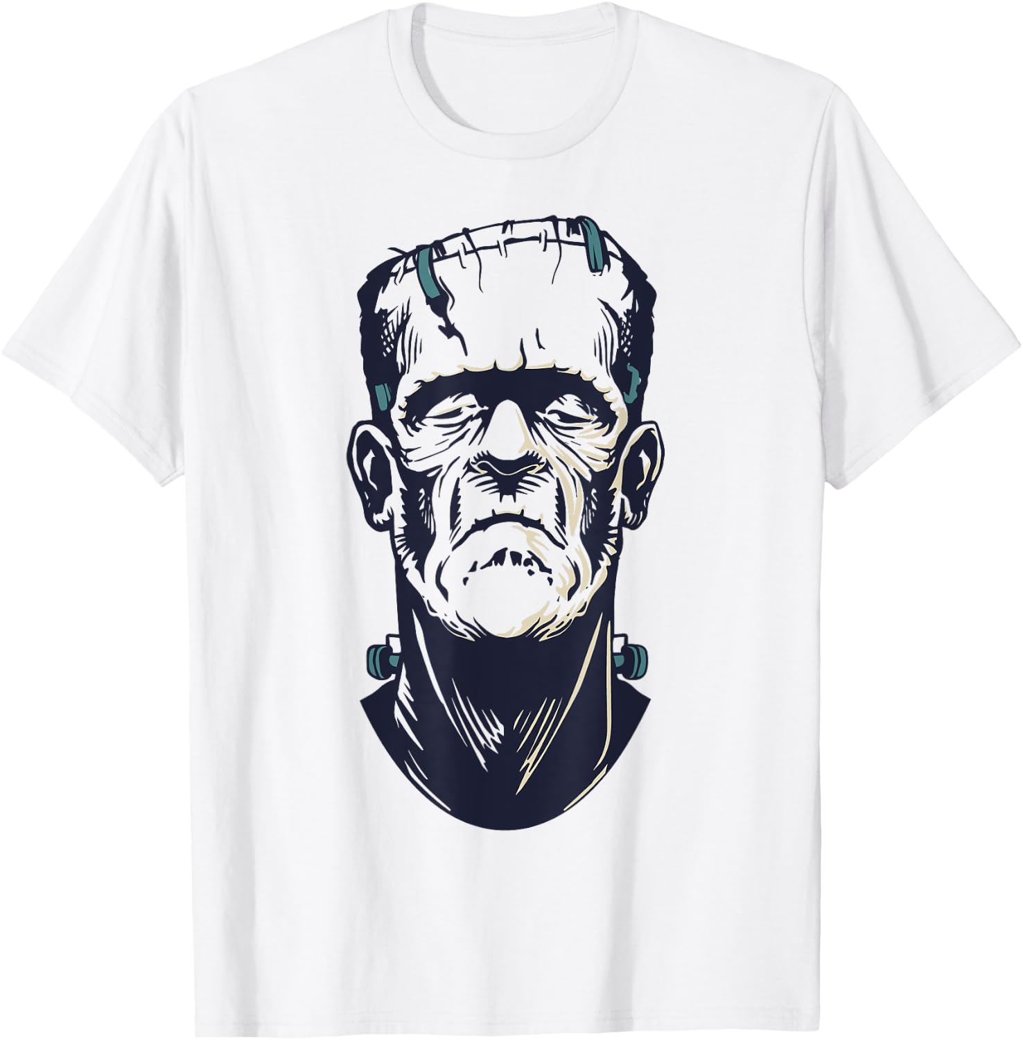 Frankenstein Monster Halloween Costume T-Shirt - T-Shirt | White
