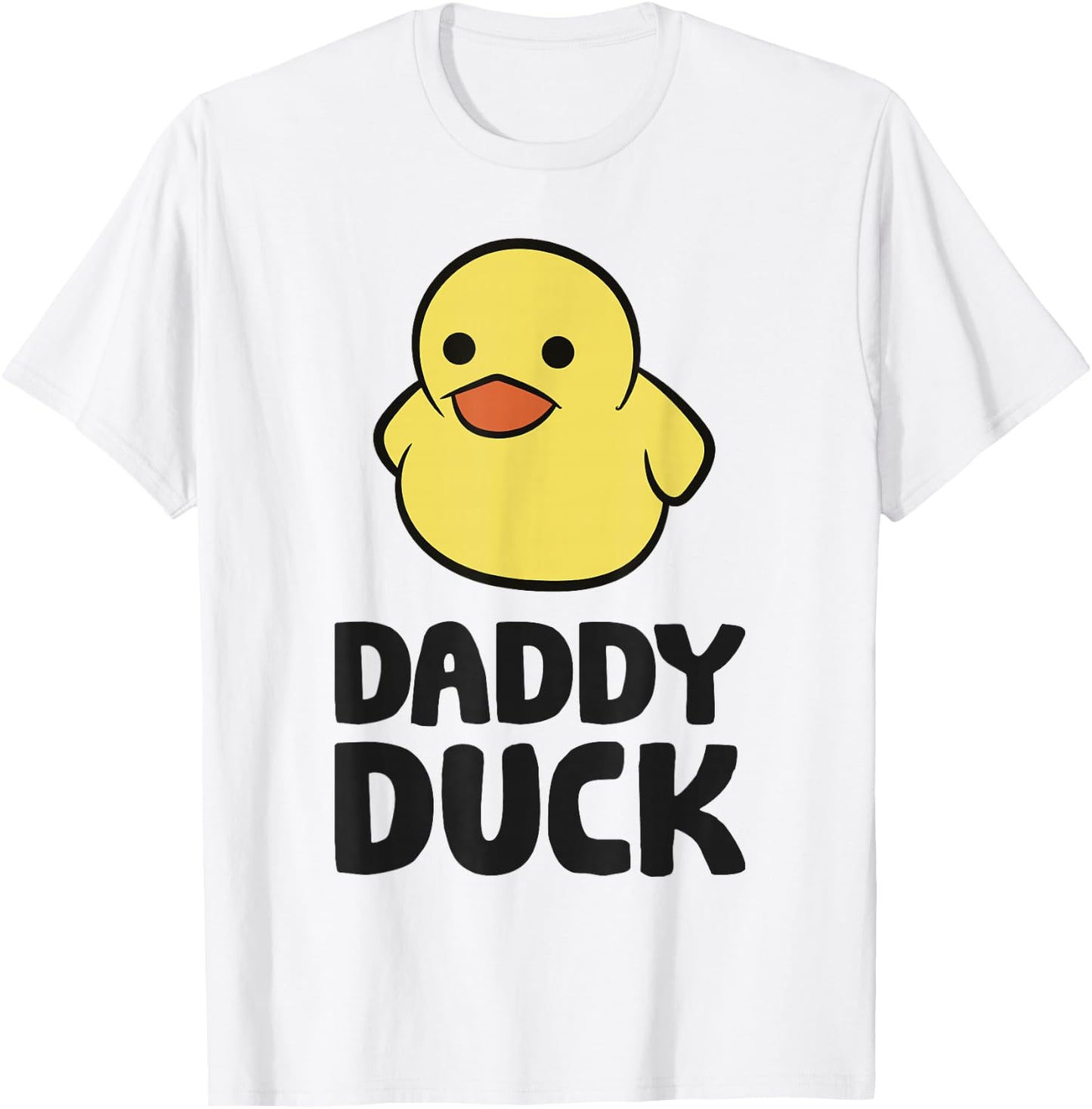 Daddy Duck Rubber Duck Dad T-Shirt - T-Shirt | White
