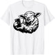 Funny Sheep Selfie Social Media Influencer Satire Graphic T-Shirt - T-Shirt | White