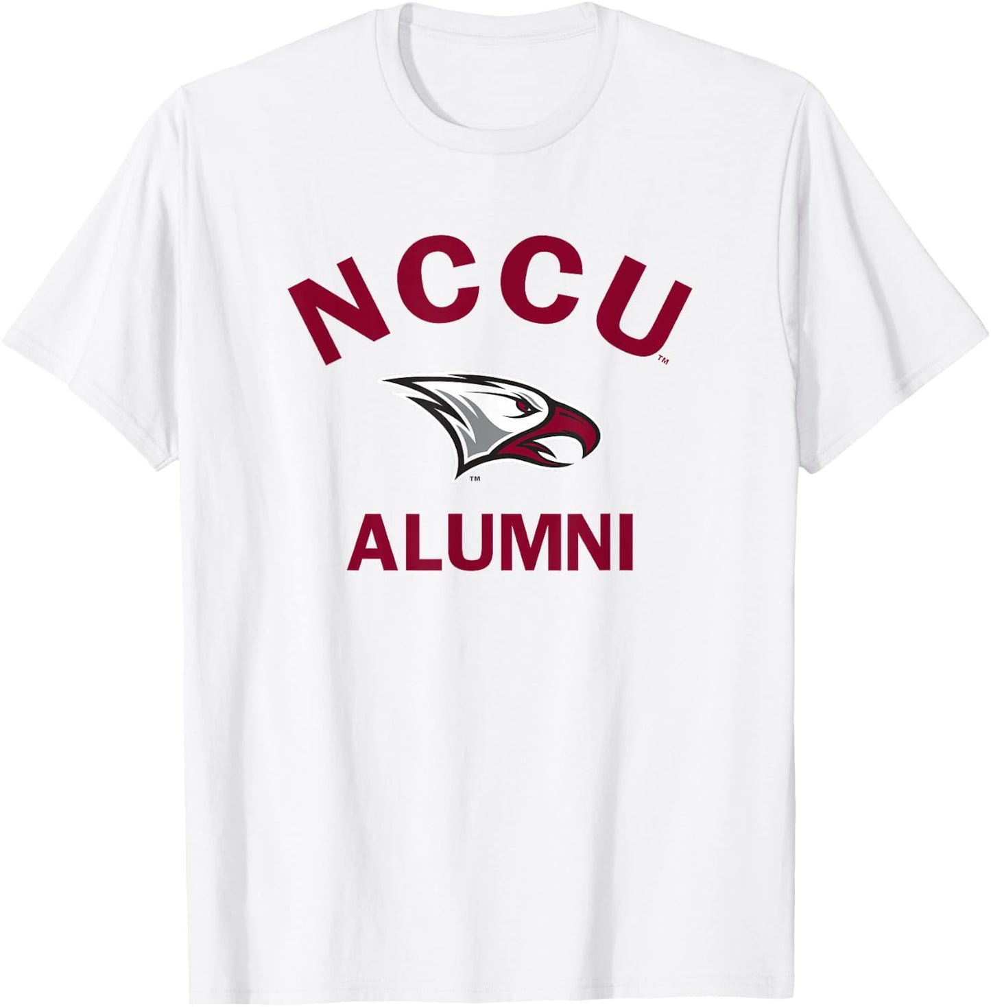 North Carolina Central NCCU Eagle Arched Alumni T-Shirt - T-Shirt | White