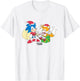 Sonic The Hedgehog Christmas Santa Hats & Gifts Logo T-Shirt - T-Shirt | White