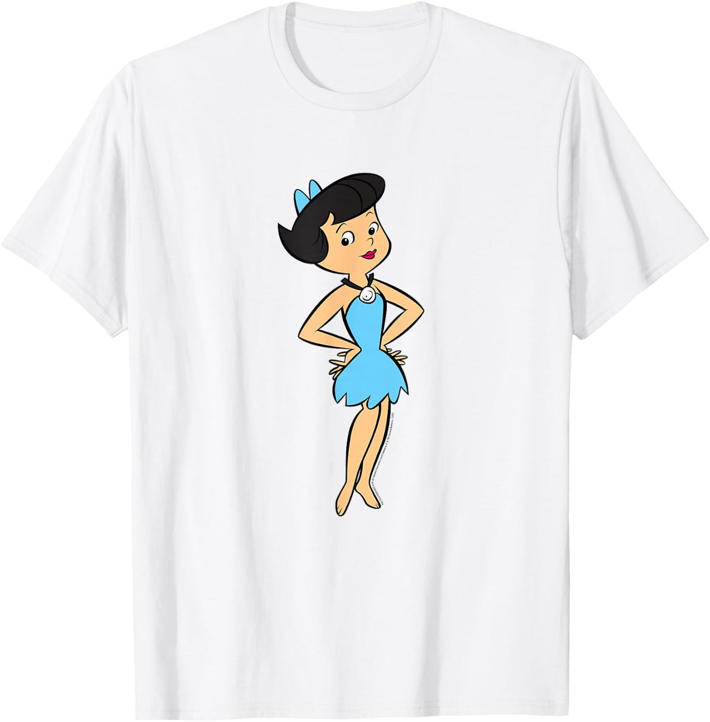 The Flintstones Betty Rubble Big Solo Shot T-Shirt - T-Shirt | White