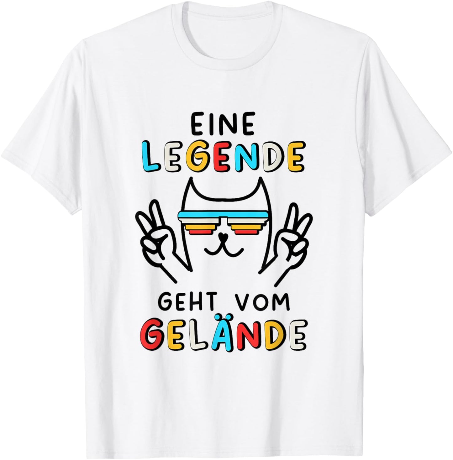 Eine Legende Geht Vom Gelände T-Shirt - T-Shirt | White