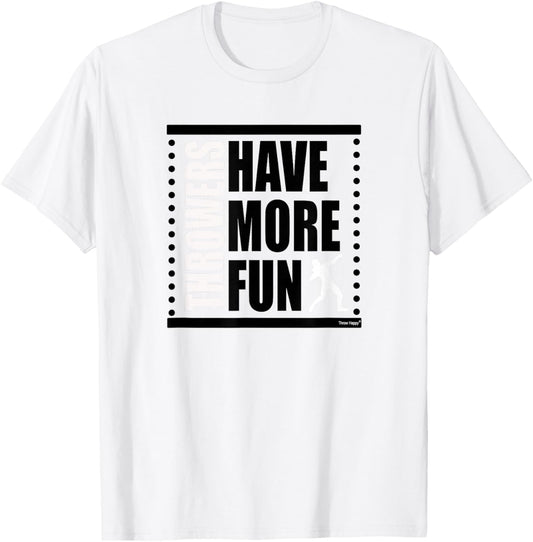 Track and Field Shirts, Shot Put Throw Fun T-Shirt - T-Shirt | White