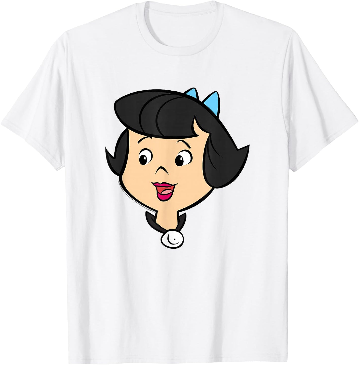 The Flintstones Betty Rubble Big Face T-Shirt - T-Shirt | White