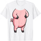 Schweine-Shirt für Erwachsene, Kinder, Herren, Damen, Rosa, Body Pig Kostüm T-Shirt - T-Shirt | White