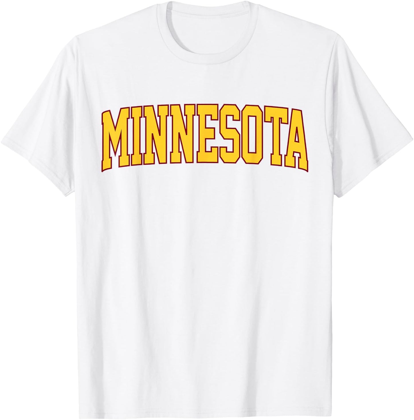 Retro Minnesota Vintage Minnesota Maroon Gold Throwback T-Shirt - T-Shirt | White