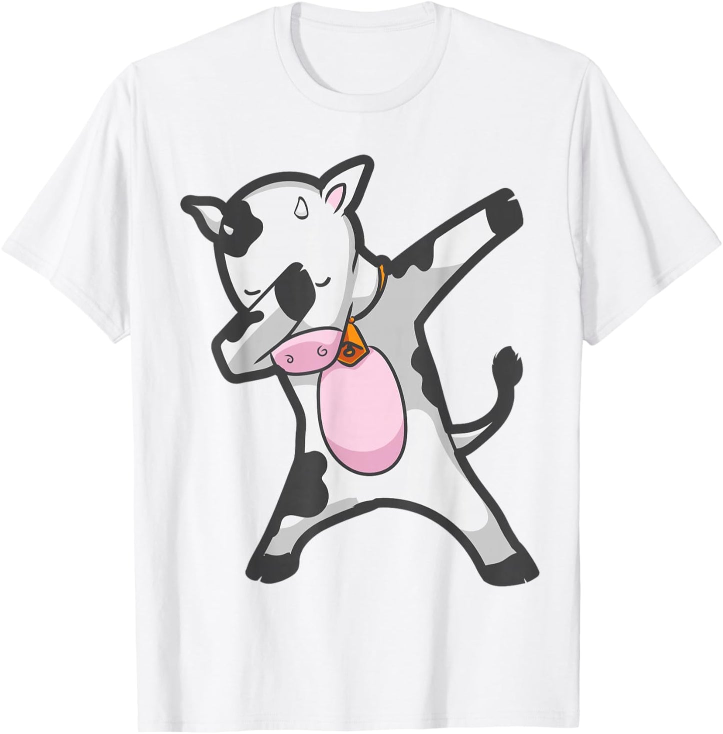 Dabbing COW - CALF | Dab Animal T-Shirt - T-Shirt | White