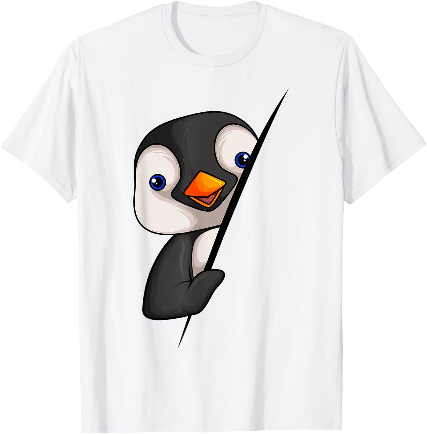 Pinguin Mädchen Jungen Kinder Damen Penguin T-Shirt - T-Shirt | White