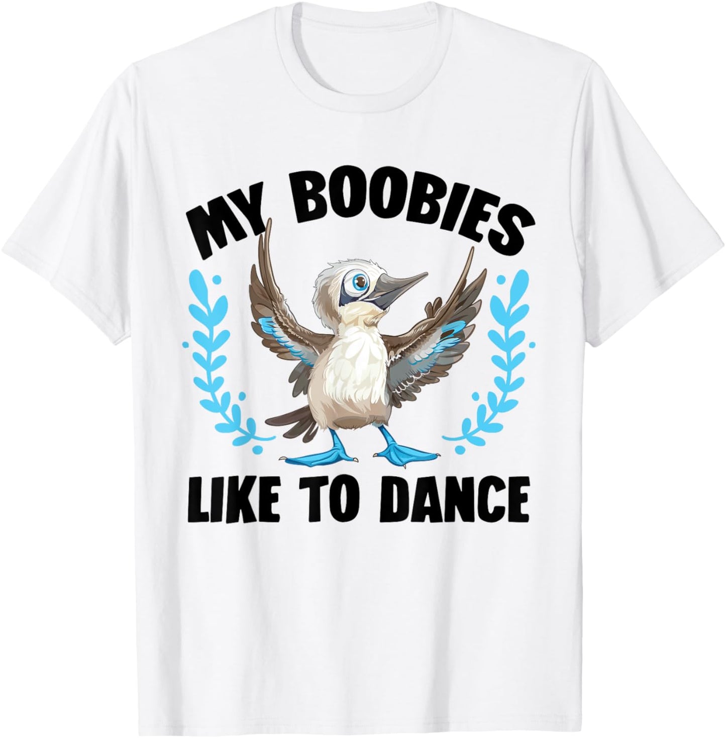 Boobie Bird Plush Seabird Stuffed Animal Blue Footed Booby T-Shirt - T-Shirt | White