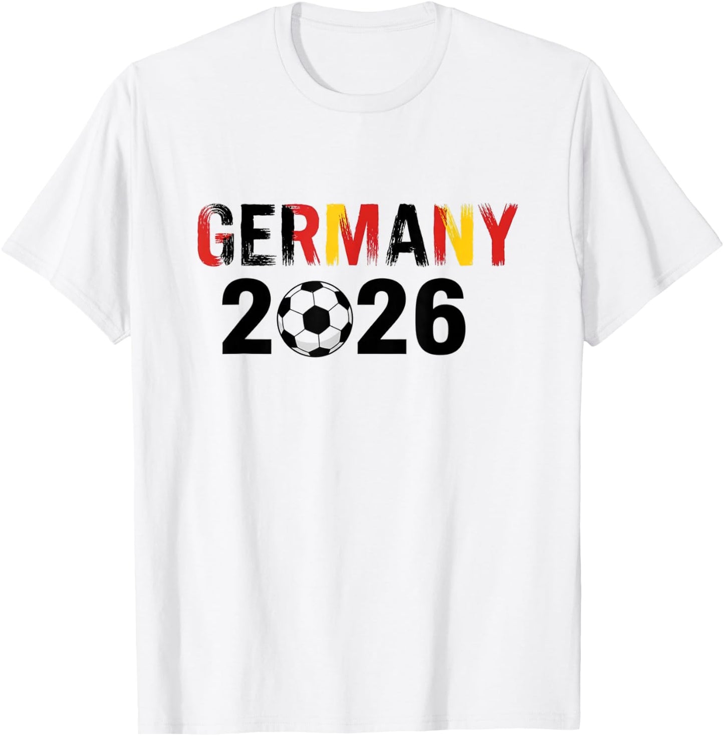 Deutschland 2026 Fußball Fan Trikot 2026 Deutschland T-Shirt - T-Shirt | White