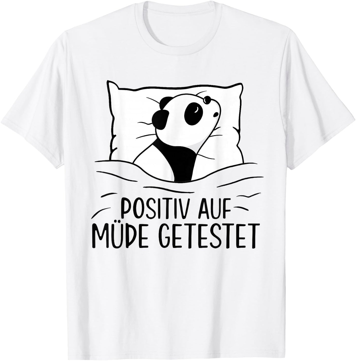 Cute Panda Official Sleep Shirt Pyjamas , White, s T-Shirt - T-Shirt | White