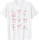 Cute Coquette Easter Bunny Pink Bows Aesthetic Girly T-Shirt - T-Shirt | White