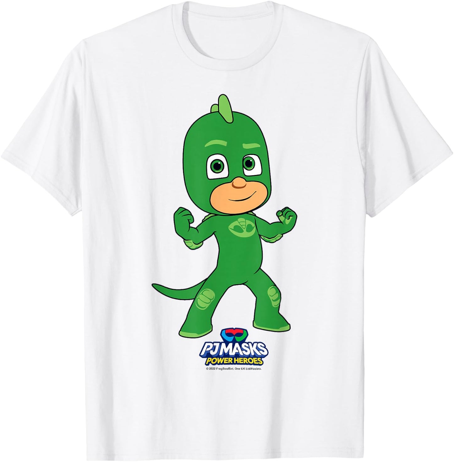 PJ Masks Gekko Greg Power Hero Portrait T-Shirt - T-Shirt | White