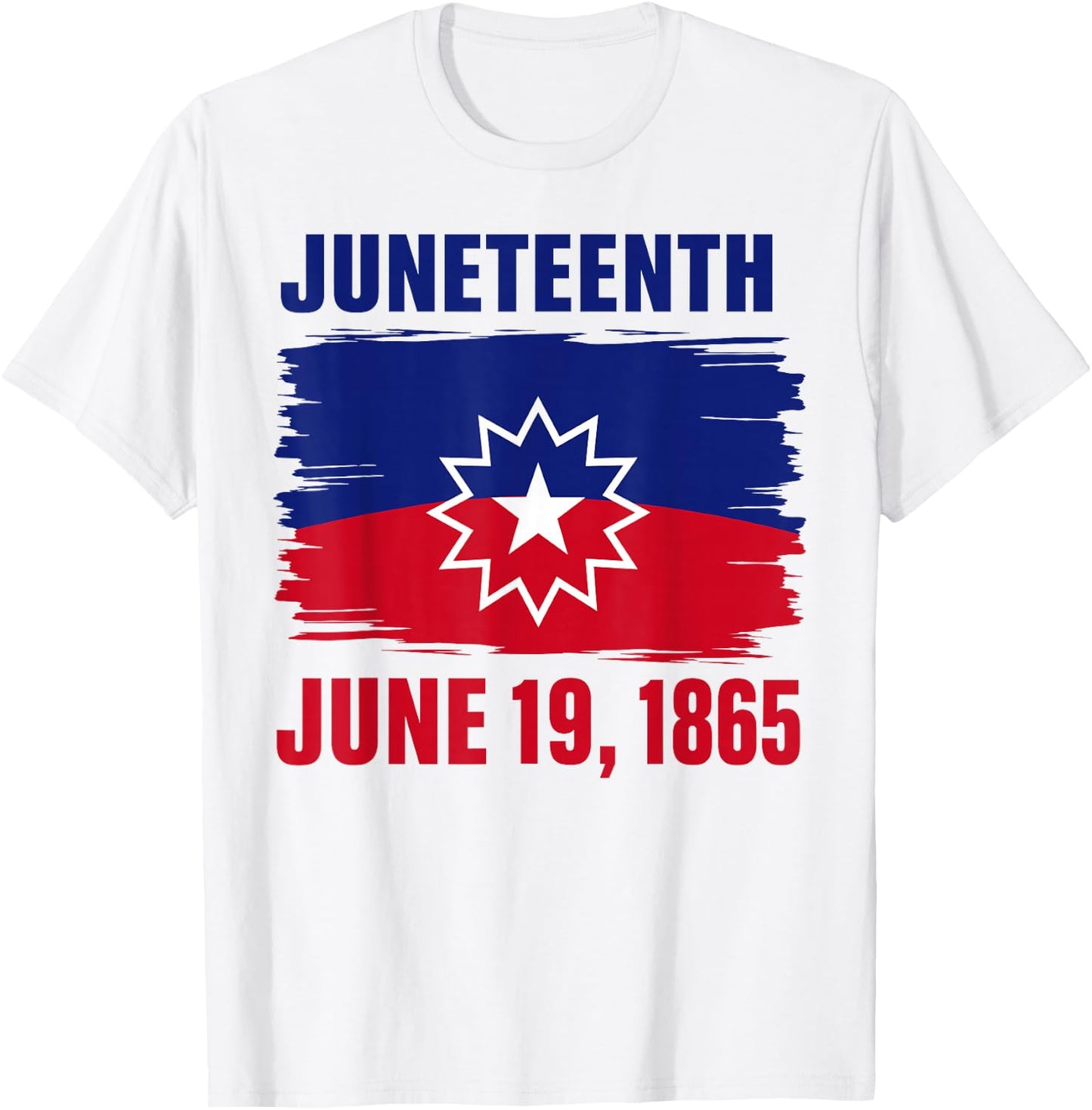 Juneteenth Flag Red White Blue Meaning Black History Freedom T-Shirt - T-Shirt | White