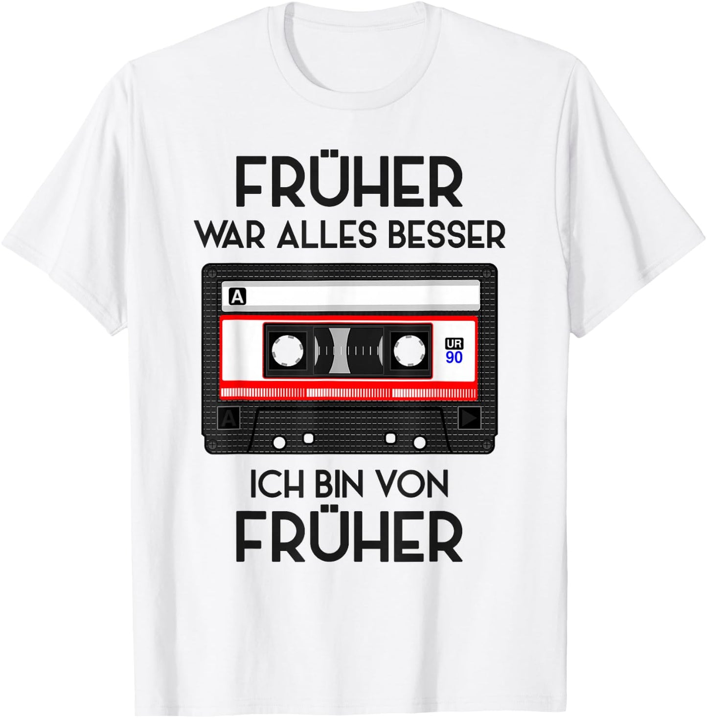 Retro Cassette 80s 90s Party 90s Costume Fancy Dress , White T-Shirt - T-Shirt | White