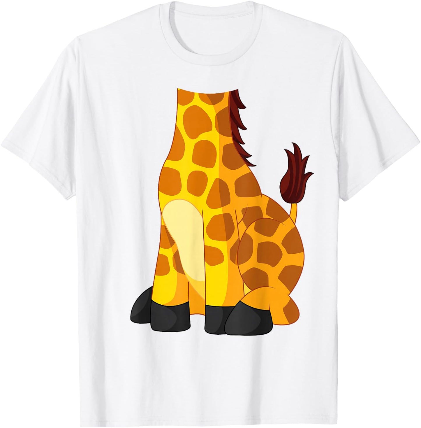 Giraffe Giraffe Costume Shirt , yellow T-Shirt - T-Shirt | White