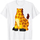 Giraffe Giraffe Costume Shirt , yellow T-Shirt - T-Shirt | White
