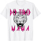 Mother's Day Mom Def tired Mama Tiger Tired Coffee Vintage T-Shirt - T-Shirt | White