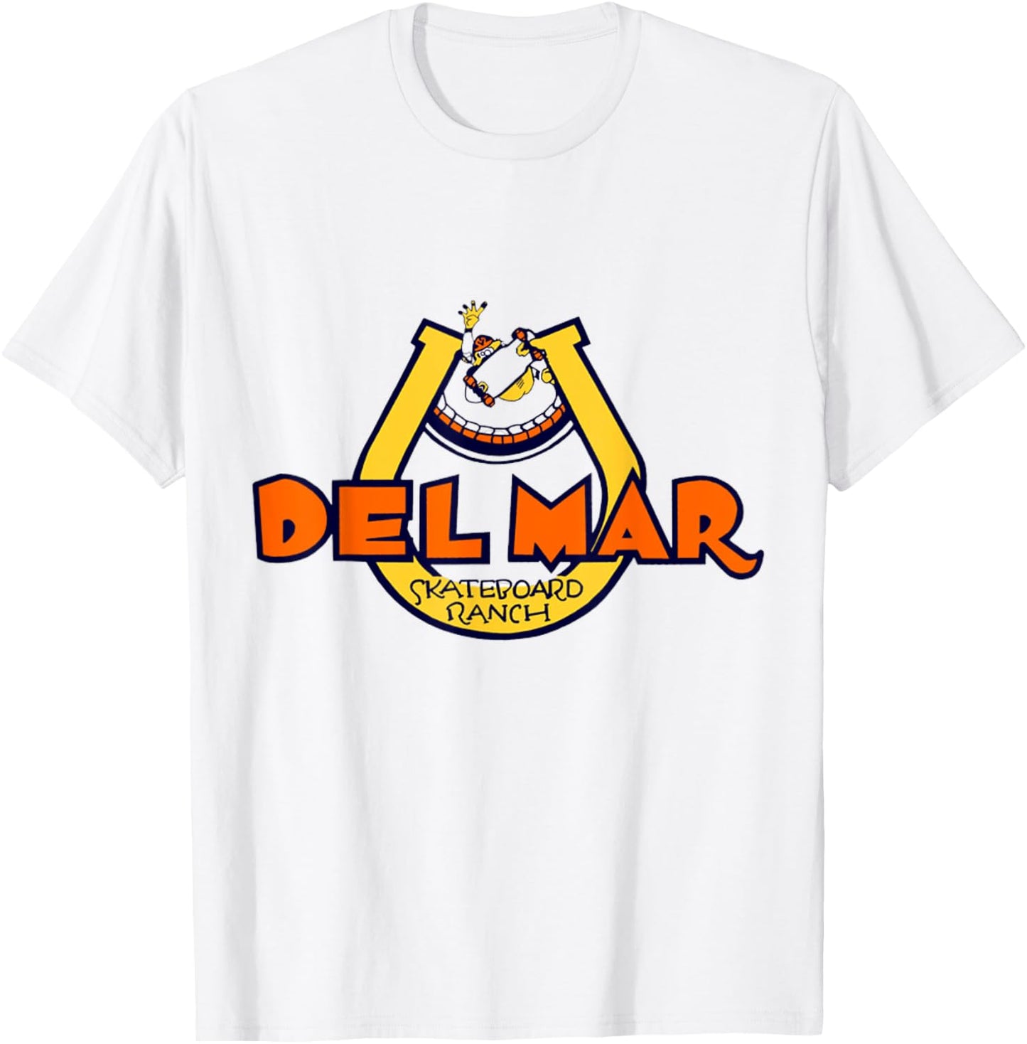 Del Mar Skateboard Ranch T-Shirt - T-Shirt | White