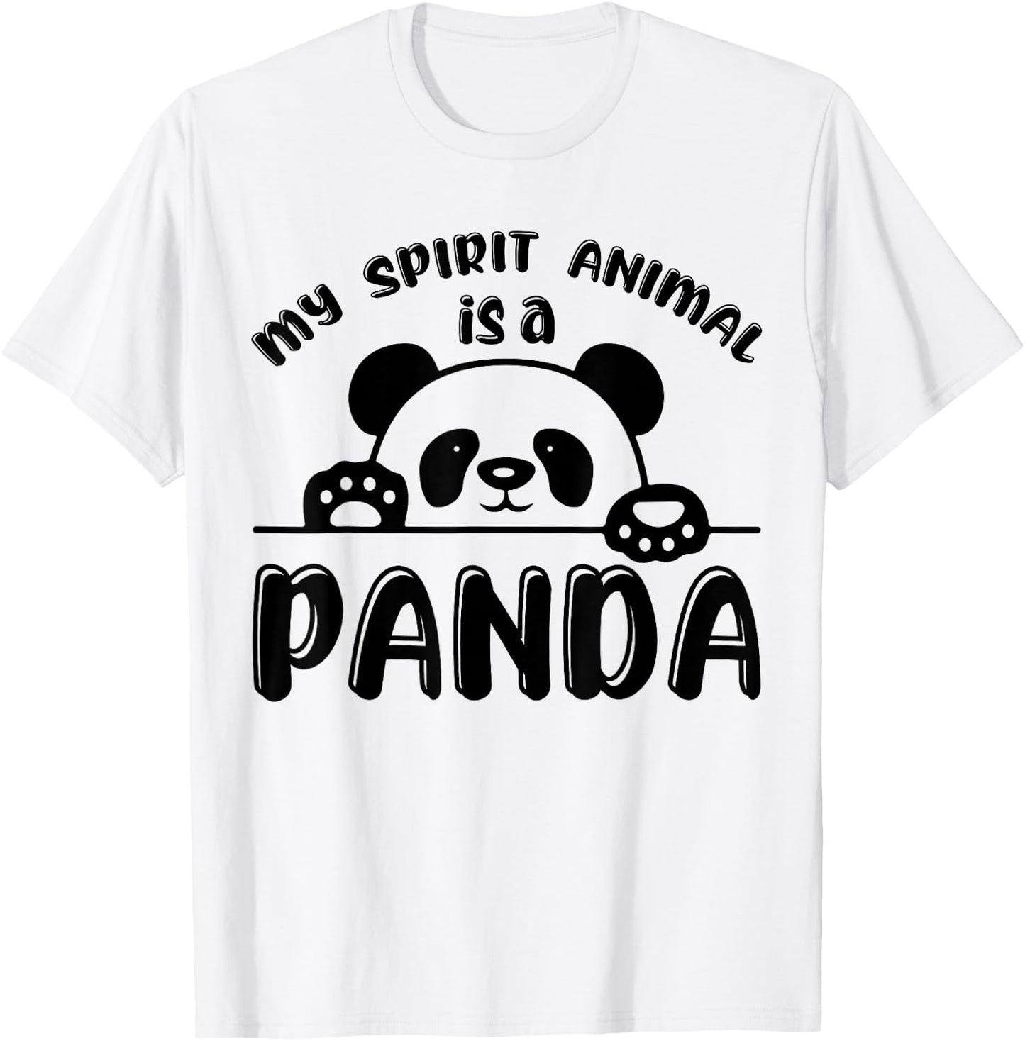 My Spirit Animal Is A Panda T-Shirt - T-Shirt | White