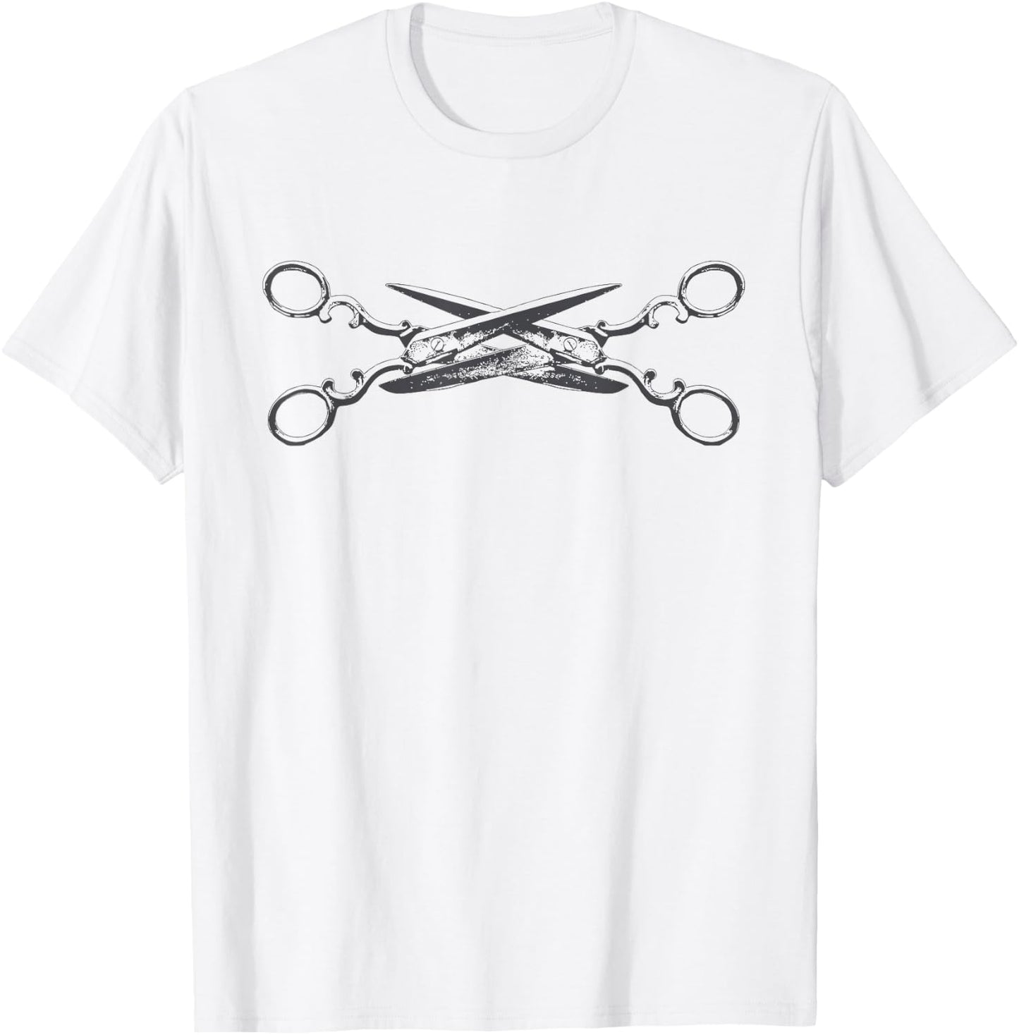 Retro Funny Y2K Scissors Lesbian Equal Rights LGBT Ally T-Shirt - T-Shirt | White