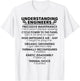 Understanding Engineers Funny Science Nerds Engineering Gift T-Shirt - T-Shirt | White