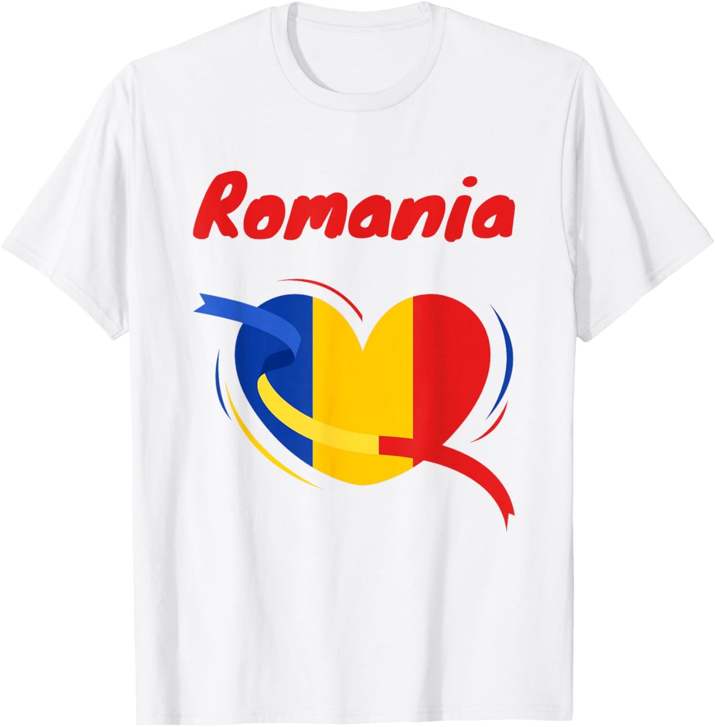 Romania Flag Women's Romania , yellow T-Shirt - T-Shirt | White