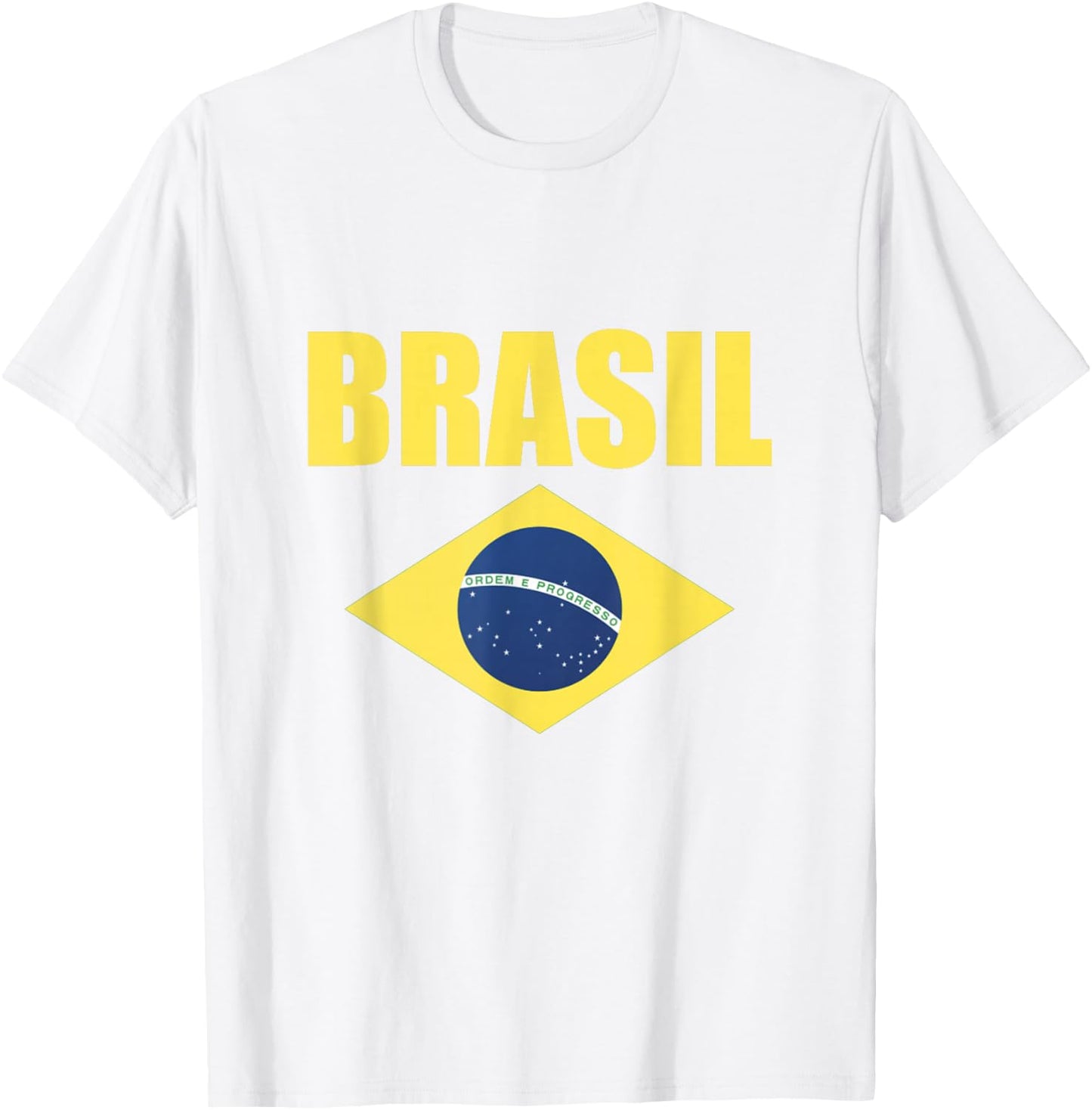 Brasil Fußball Brasilien Trikot Fanartikel Brasilien T-Shirt - T-Shirt | White