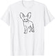 Kids Cute Animal Logo Art Lover Fennec Fox T-Shirt - T-Shirt | White