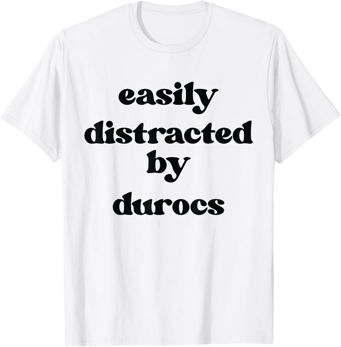 Easily Distracted By Pig - Pig Dad Mom Duroc T-Shirt - T-Shirt | White