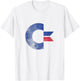 COMMODORE - C64 - Uppercase Letter Stone Washed Grunge Effect , gray, s T-Shirt - T-Shirt | White