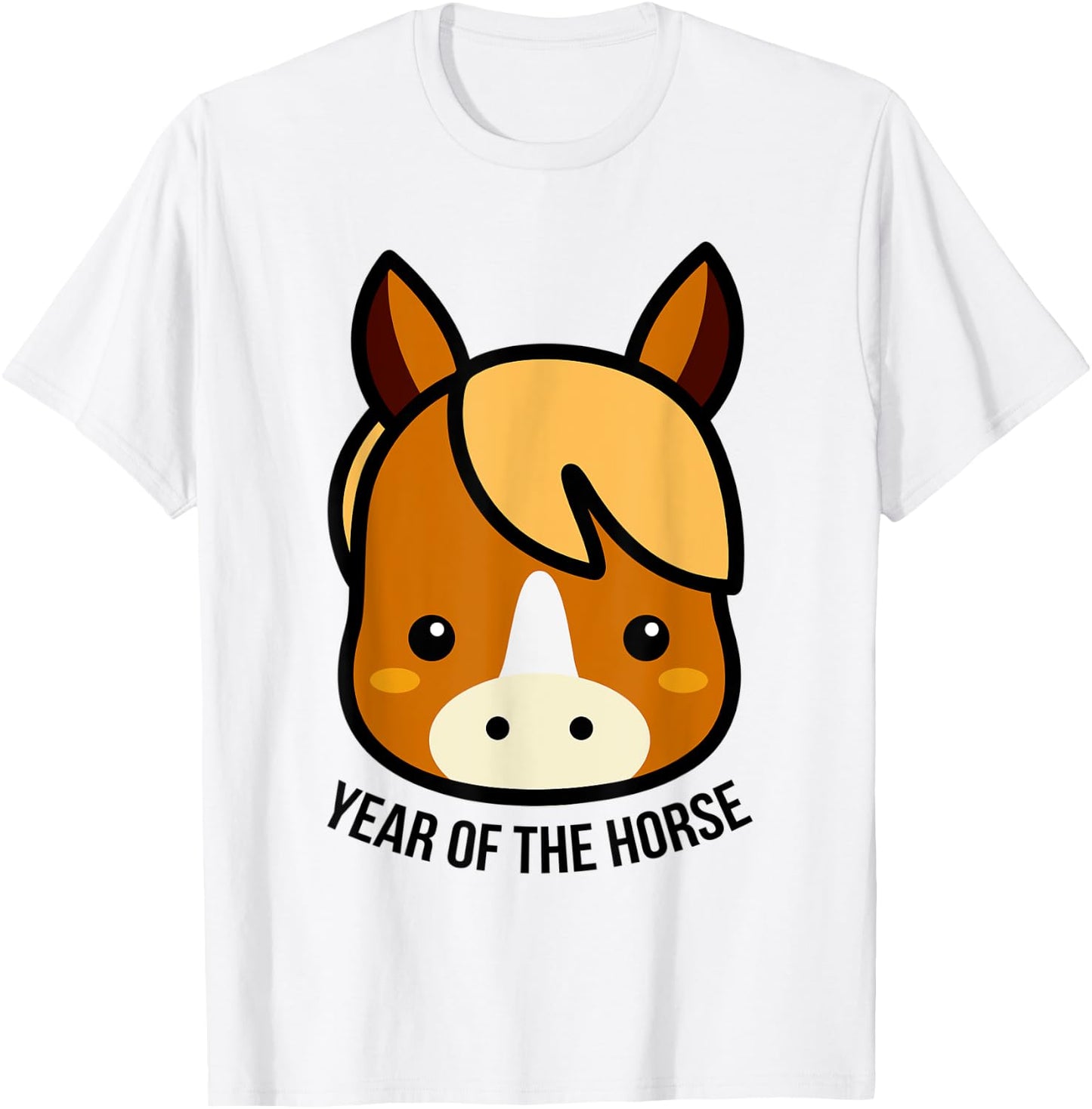 Chinese Zodiac Horoscope Kids Animal Year of the Horse T-Shirt - T-Shirt | White
