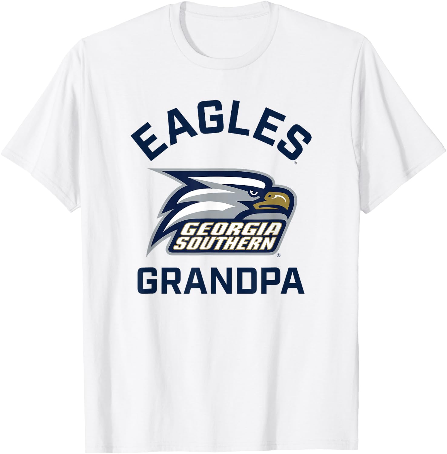 Georgia Southern University Eagles Arched Grandpa T-Shirt - T-Shirt | White