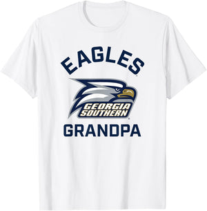 Georgia Southern University Eagles Arched Grandpa T-Shirt - T-Shirt | White