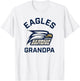 Georgia Southern University Eagles Arched Grandpa T-Shirt - T-Shirt | White
