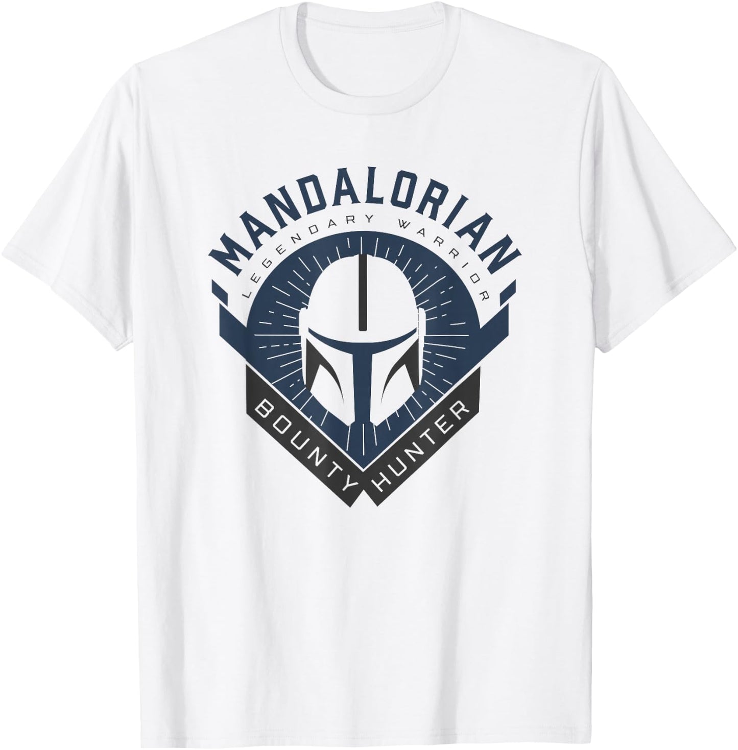 Star Wars Mandalorian Bounty Hunter T-Shirt - T-Shirt | White