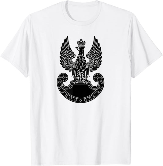 Polish Land Forces Army Poland Armed Forces Military Eagle T-Shirt - T-Shirt | White