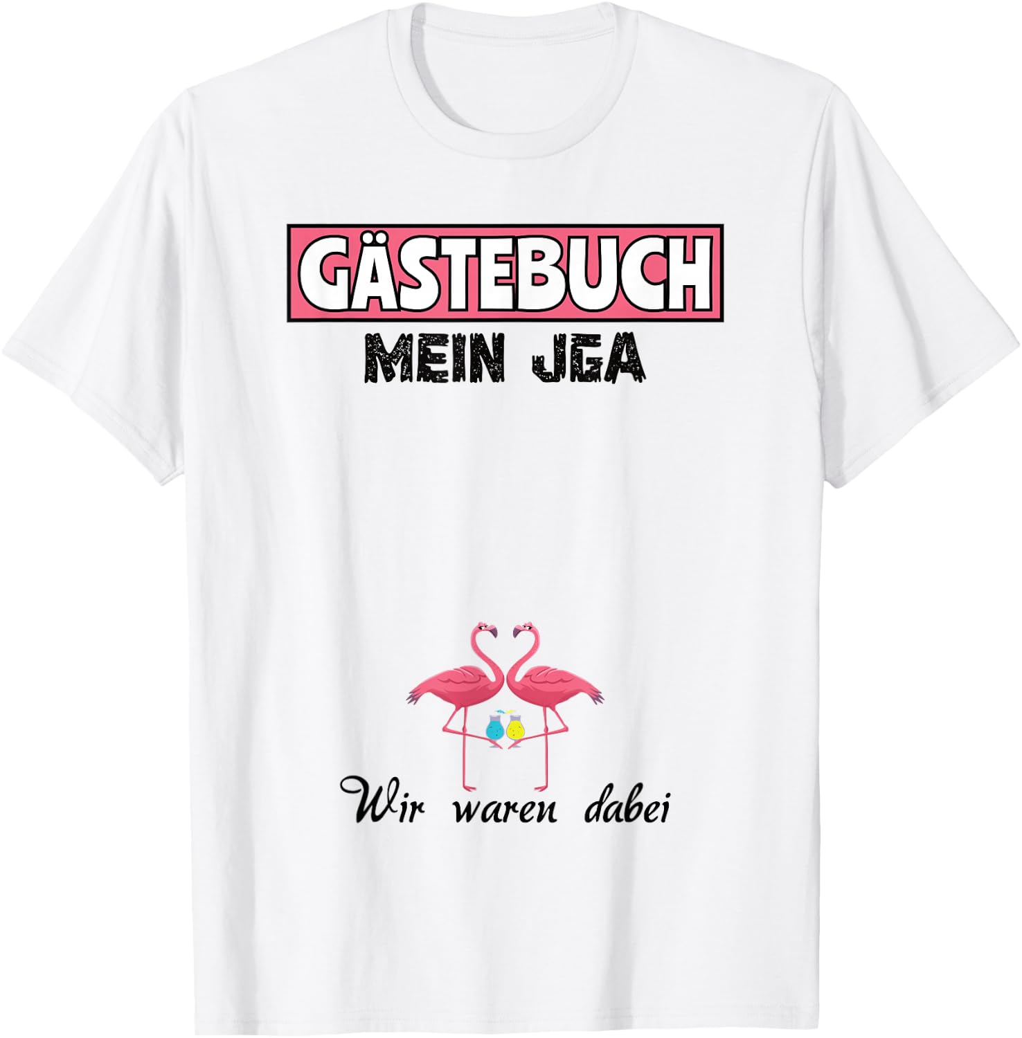 Team Braut JGA Mädels Gästebuch Junggesellinnenabschied T-Shirt - T-Shirt | White