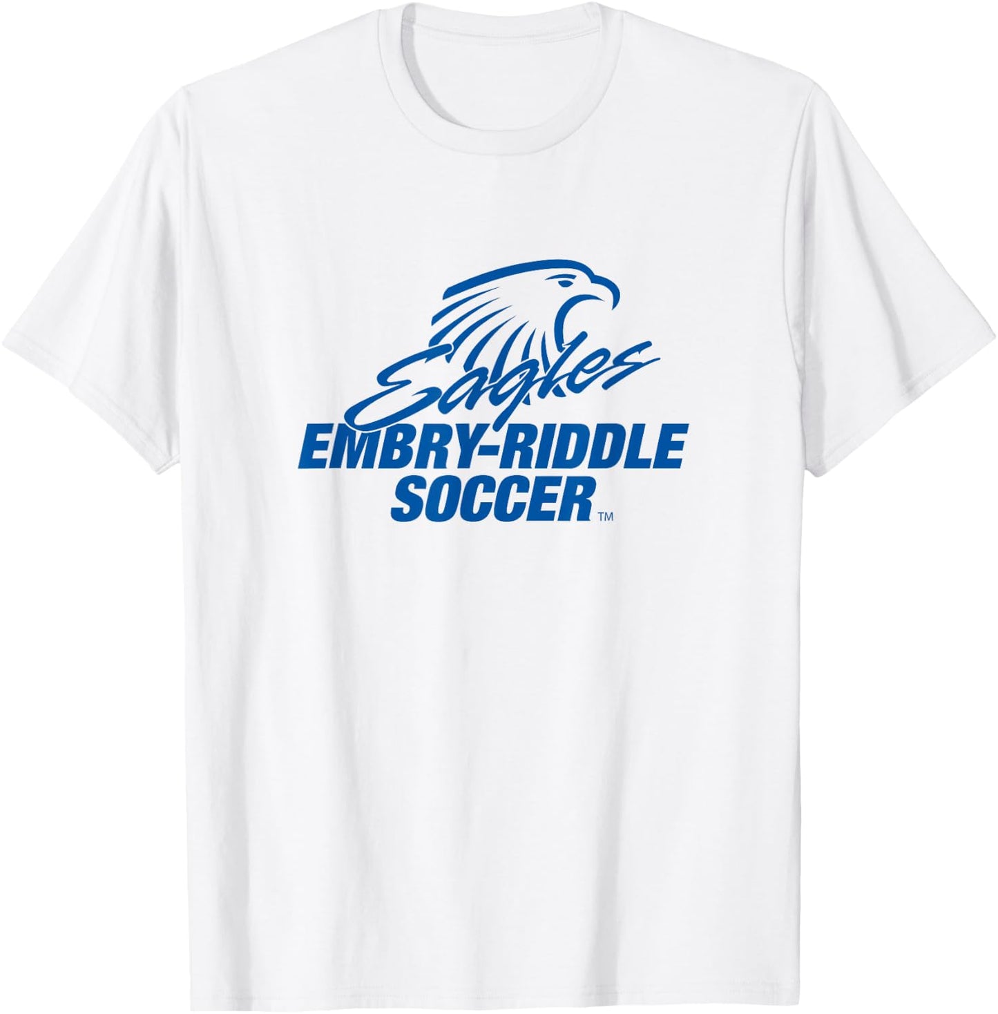 Embry-Riddle Aeronautical Eagles Soccer Sports Fan T-Shirt - T-Shirt | White