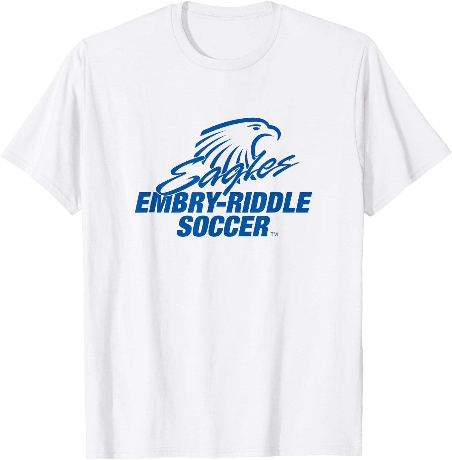 Embry-Riddle Aeronautical Eagles Soccer Sports Fan T-Shirt - T-Shirt | White