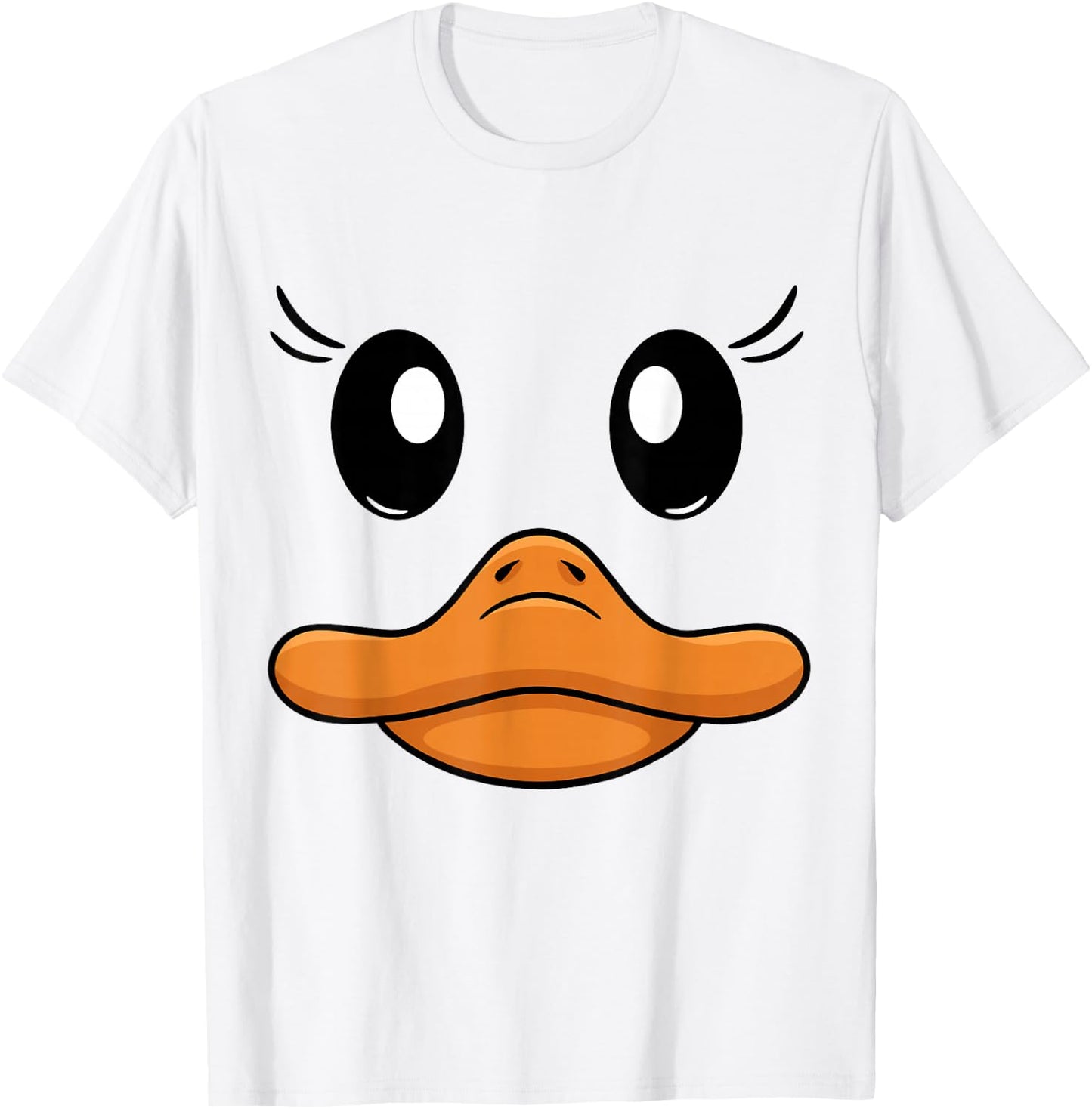 Duck Costume Goose Duck face Duck Beak Funny Animal Costume T-Shirt - T-Shirt | White