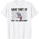 African Grey Parrot Owner Funny African Grey Dad T-Shirt - T-Shirt | White