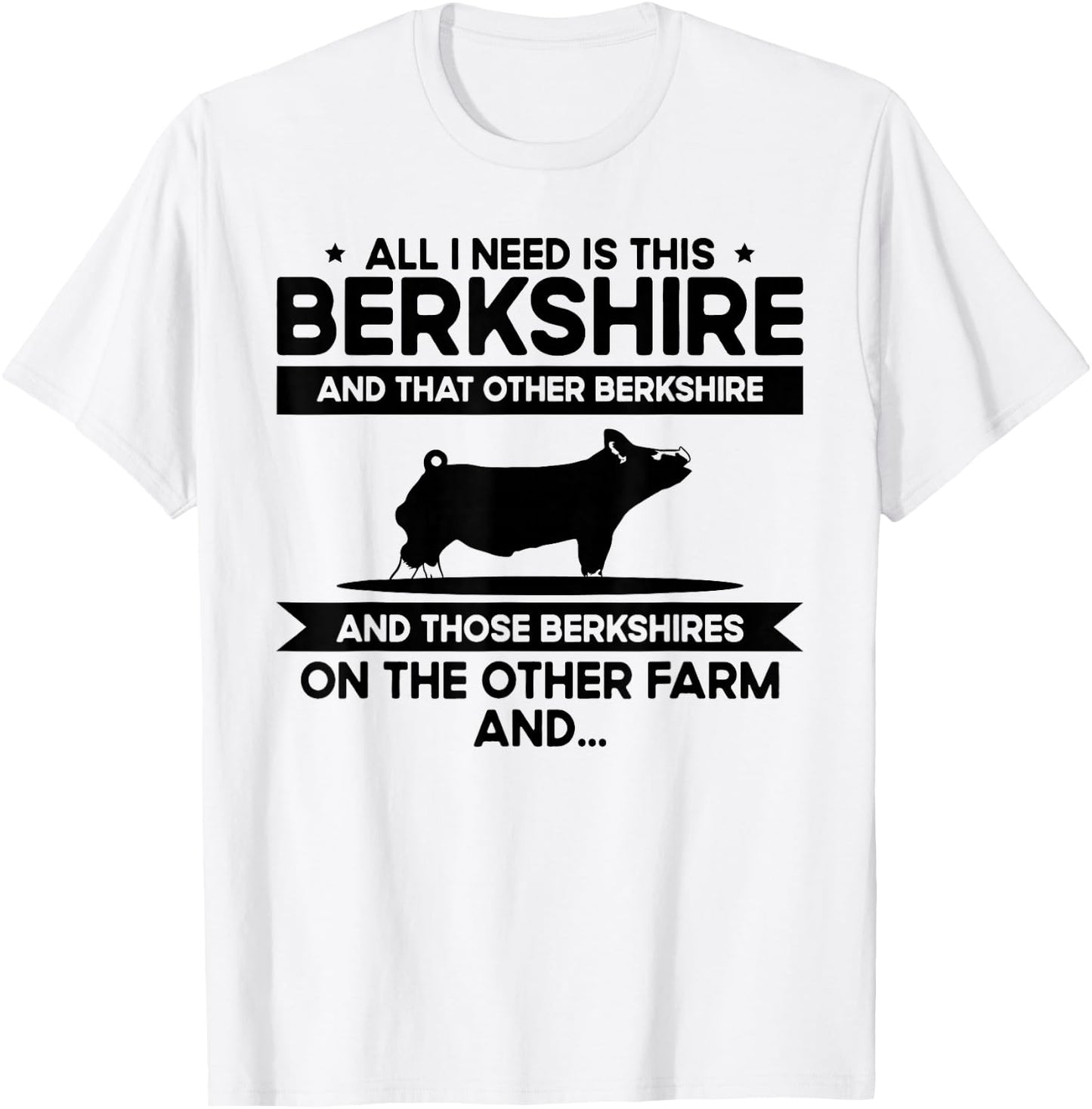 I Need This Pig Breeder Farmer - Berkshire T-Shirt - T-Shirt | White
