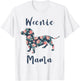 Dachshund Mom Shirt Women Weenie Mama Weiner-Dog Mother Day T-Shirt - T-Shirt | White