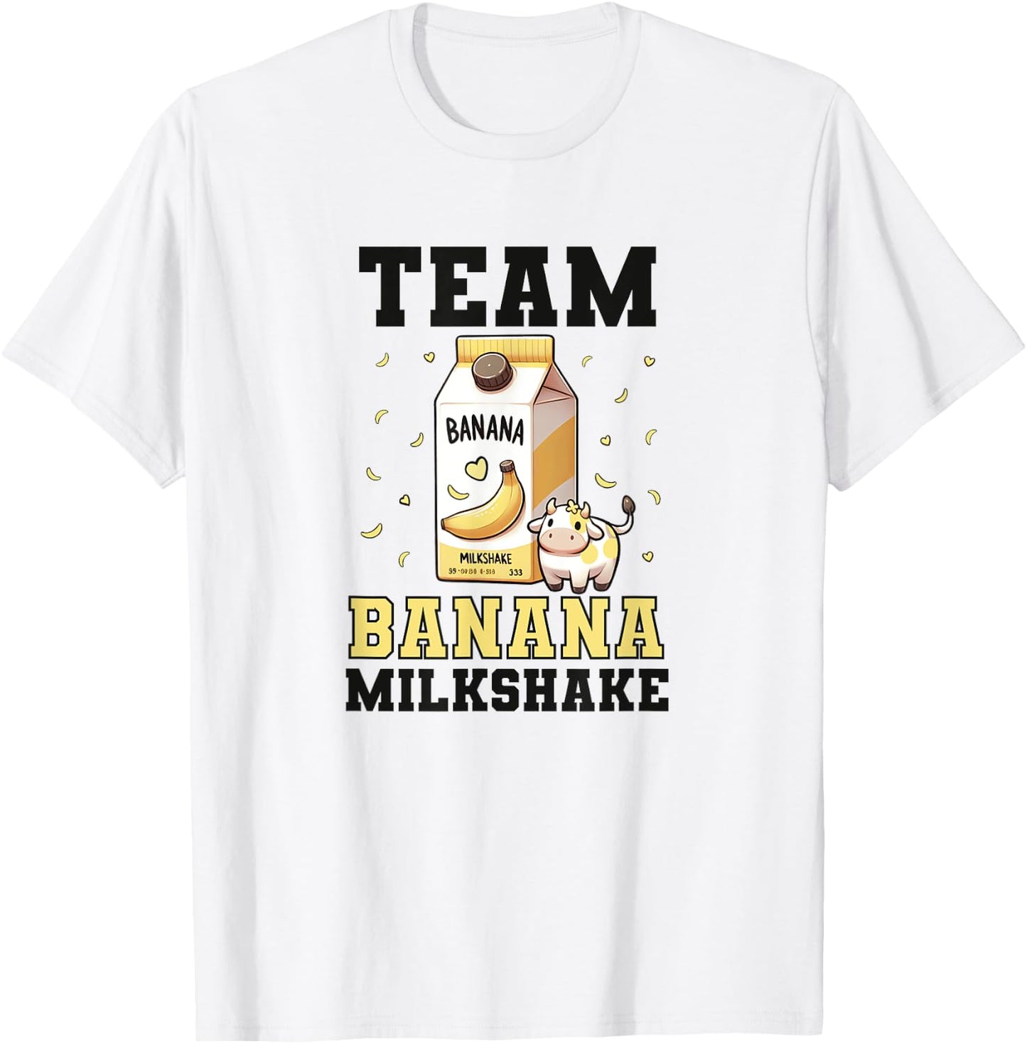 Team Banana Milkshake T-Shirt - T-Shirt | White