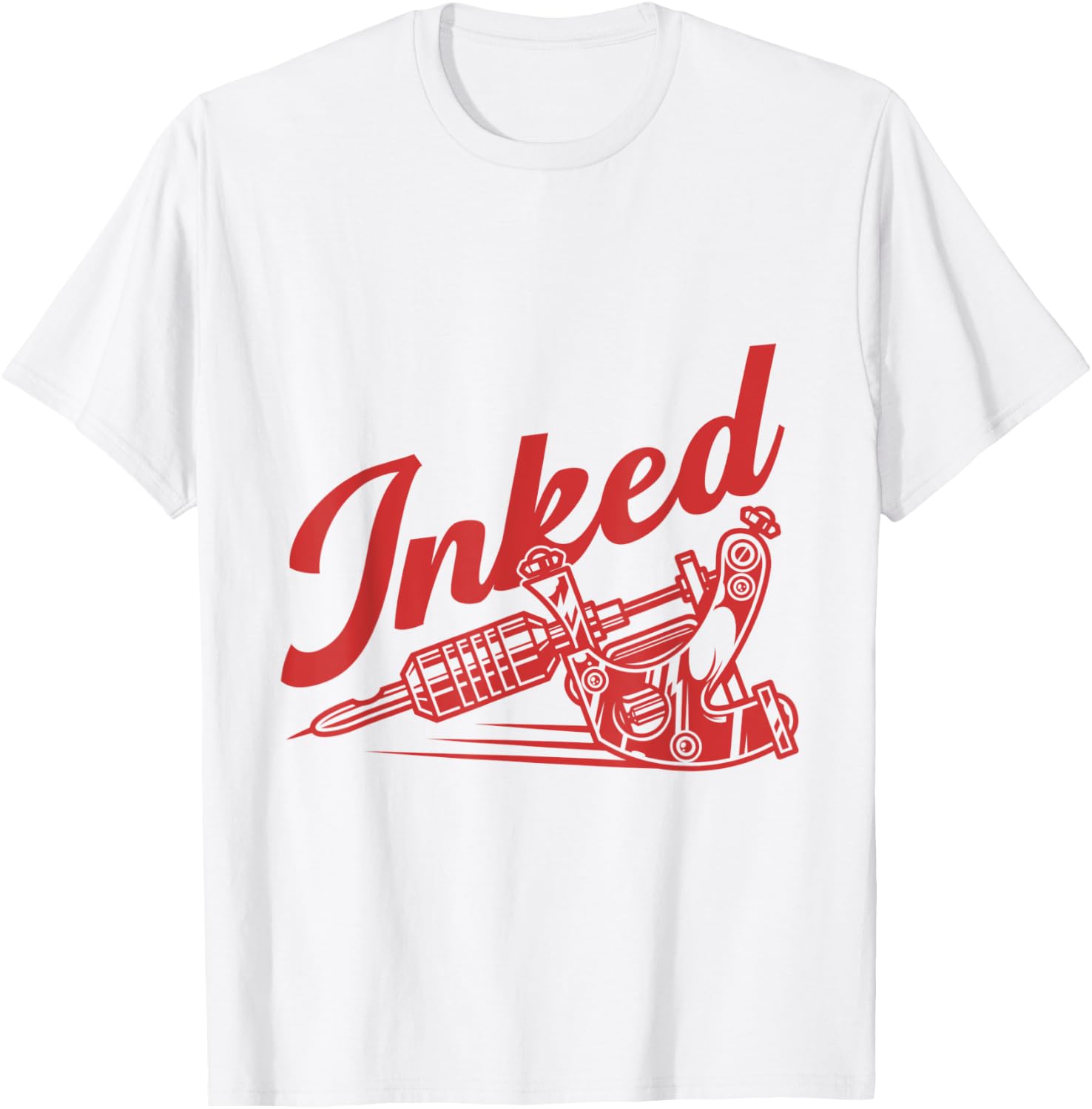 Inked Tattoos Spruch Geschenk Tattoowiererin Tattoowierer Ge T-Shirt - T-Shirt | White